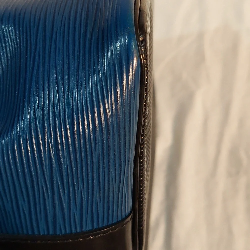 Vintage LV Blue w Black Epi Petit Noe